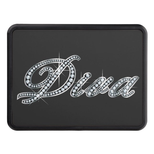 Diva "Diamond Bling"  Hitch Cover (Front)