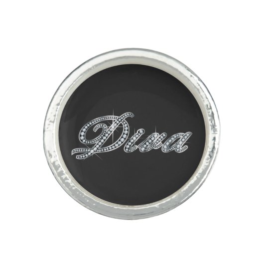 Diva "Diamond Bling" Ring (Front)