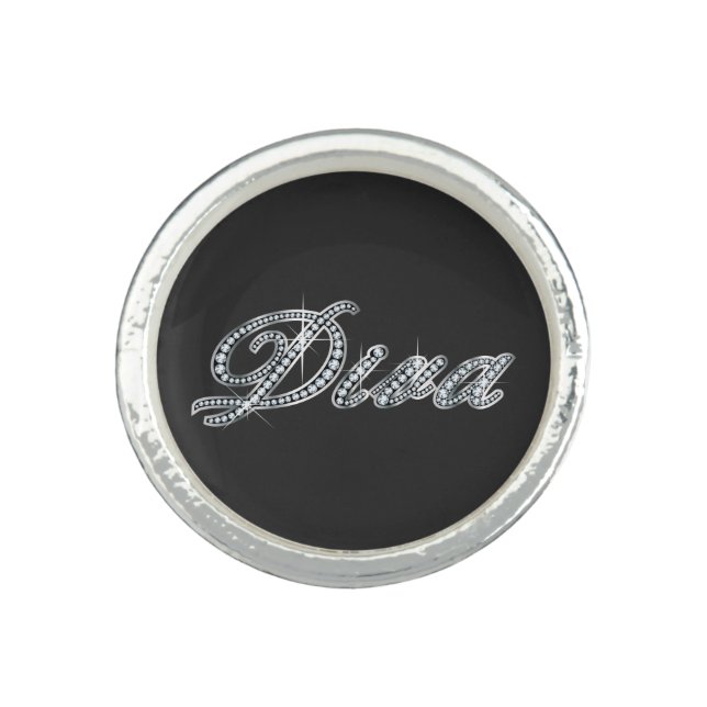 Diva "Diamond Bling"  Ring (Front)