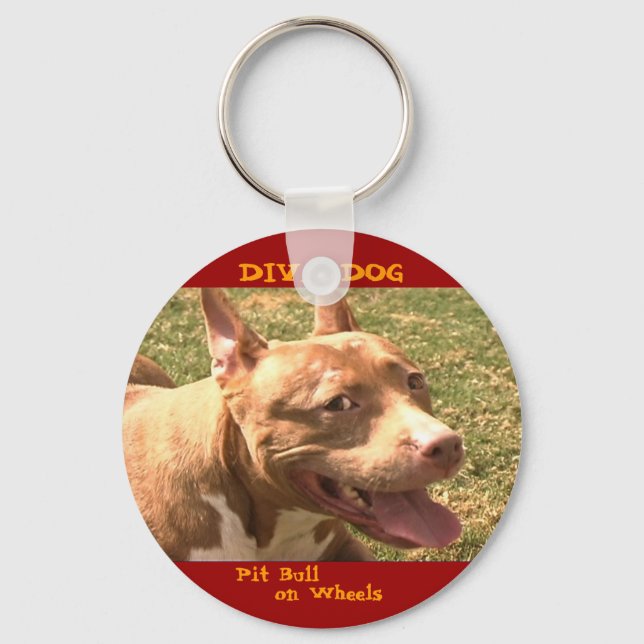 DIVA DOG Profile Keychain (Front)