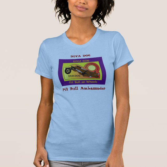 DIVA DOG Purple Ladies Tank Top (Front)