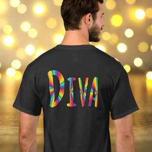 DIVA Fabulous Colorful T-Shirt