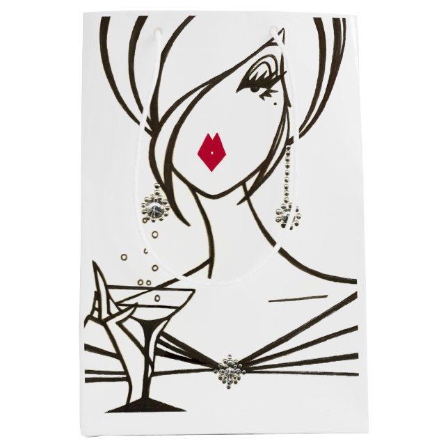 “Diva Fabulous” Medium Gift Bag (Front)