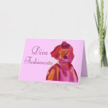 Diva Fashionista Autumn Reds Card