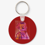 Diva Fashionista Autumn Reds Keychain