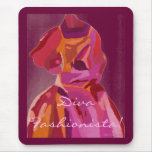 Diva Fashionista Autumn Reds Mousepad