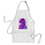 Diva Fashionista In Blue Chef Apron