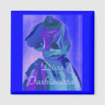 Diva Fashionista In Blue I Magnet