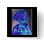 Diva Fashionista In Blue I Pinback Button