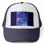 Diva Fashionista In Blue I Trucker Hat