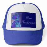 Diva Fashionista In Blue I Trucker Hat