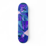 Diva Fashionista In Blue Skateboard Deck