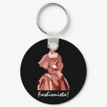 Diva Fashionista In Neutral Keychain