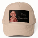 Diva Fashionista In Neutral Trucker Hat