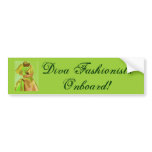 Diva Fashionista In Spring Bumper Sticker