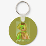 Diva Fashionista In Spring Keychain