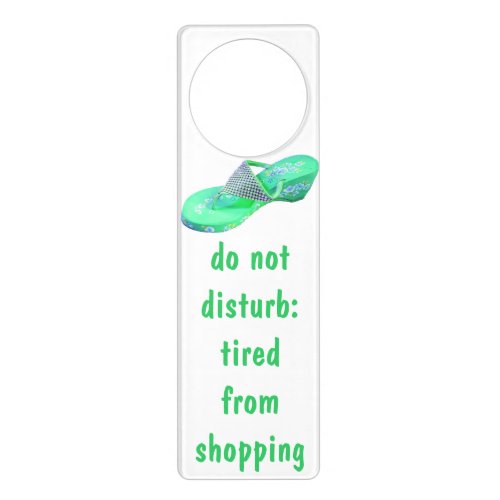 Diva Fashionista Shopaholic Humor Door Hanger