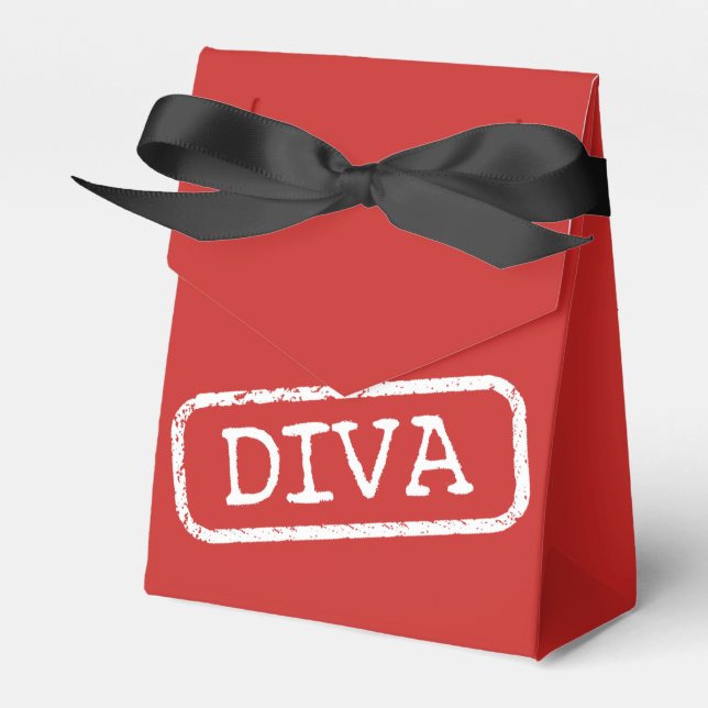 "Diva" Favor Boxes (Front Side)