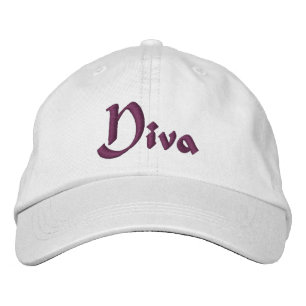 Diva Funny Embroidered Baseball Hat