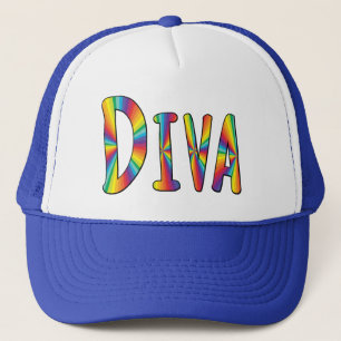 DIVA Gay Pride Fabulous LGBT LGBTQ Pride Trucker Hat