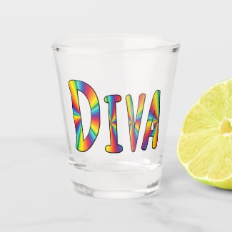 DIVA Gay Pride Rainbow Flag  Fabulous LGBT LGBTQ  