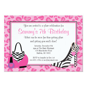 Diva Party Invitations 2