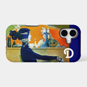 DIVA IN BLUE ,BEAUTY FASHION MONOGRAM iPhone 17 CASE
