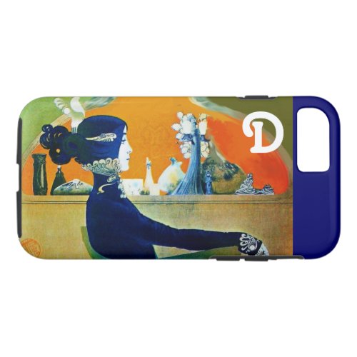 DIVA IN BLUE BEAUTY FASHION MONOGRAM iPhone 87 CASE