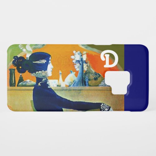 DIVA IN BLUE BEAUTY FASHION MONOGRAM Case_Mate SAMSUNG GALAXY S9 CASE