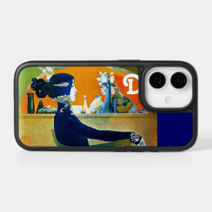 DIVA IN BLUE ,BEAUTY FASHION MONOGRAM iPhone CASE