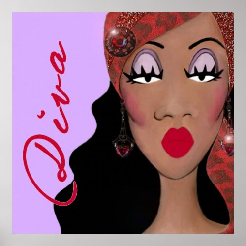 Diva is a Four Letter Word Poster