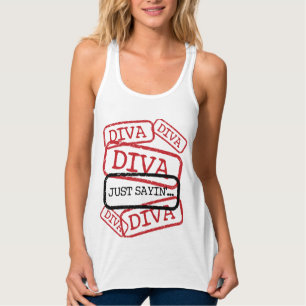 "DIVA" - Just Sayin'... Tank Top
