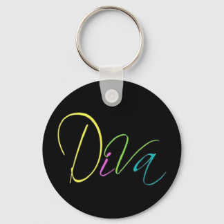 "Diva" Keychain
