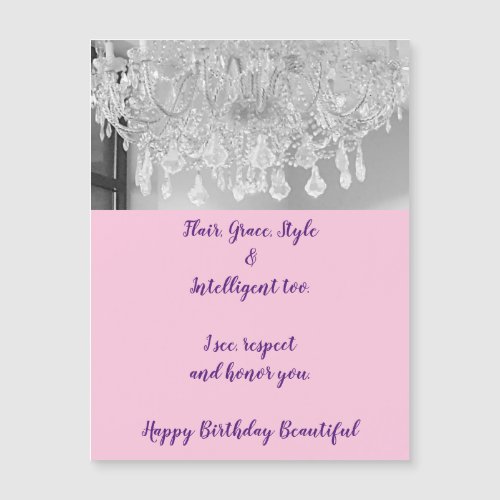 DIVA Life Flair Happy Birthday Magnetic Card