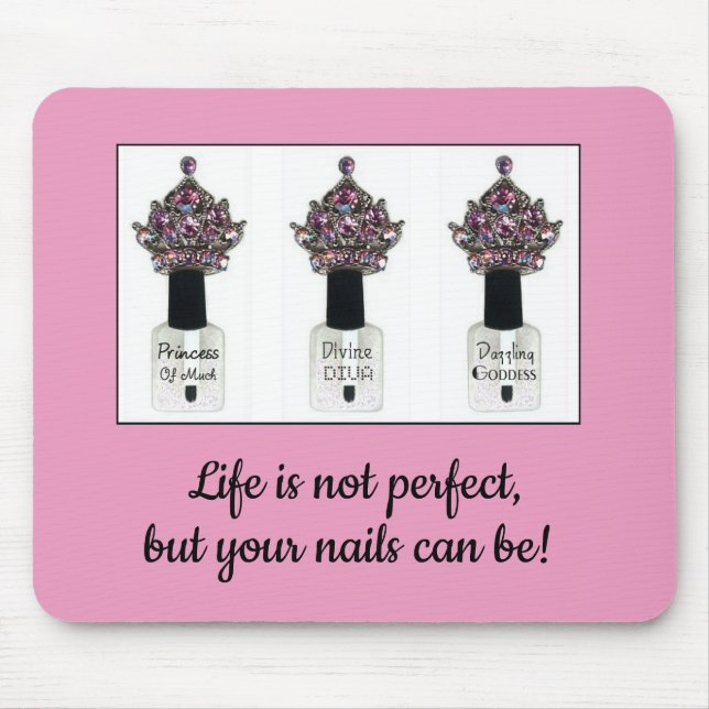 “Diva Nails” Mouse Pad (Front)