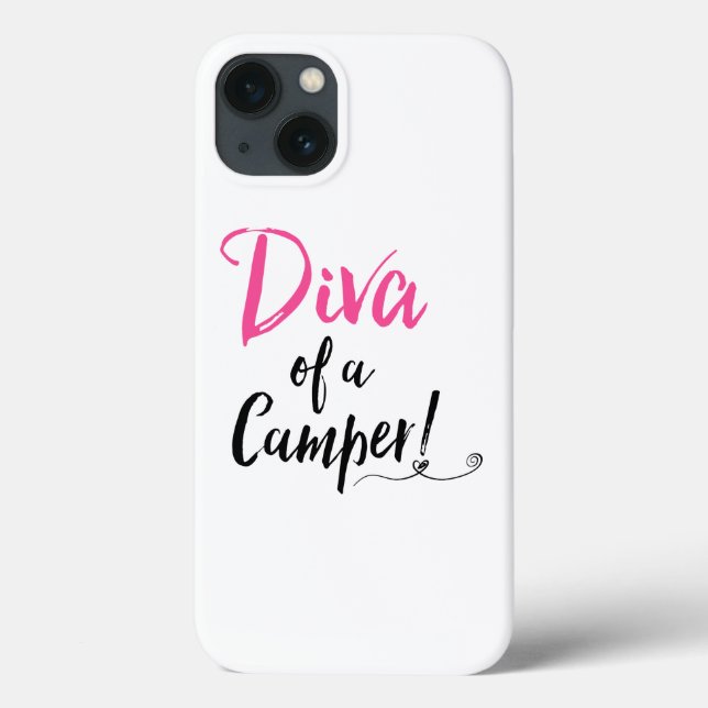 "Diva of a Camper!" Case-Mate iPhone Case (Back)