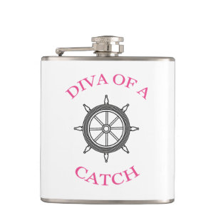 “DIVA of a Catch” Flask