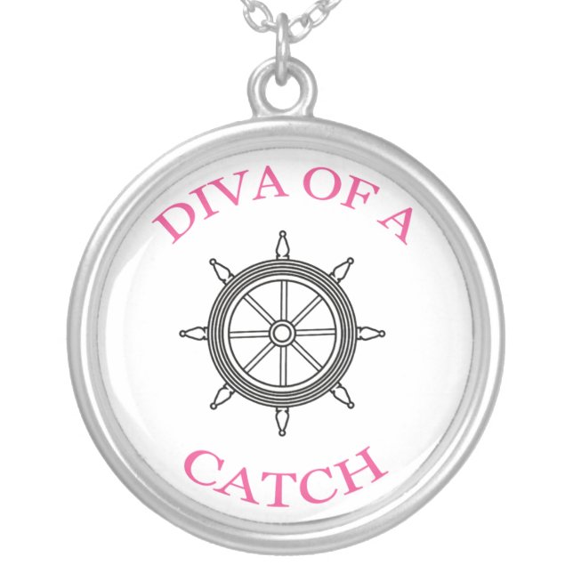 "Diva of a Catch" Nautical Necklace (Front)