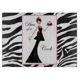 "Diva of a Cook" Cutting Board