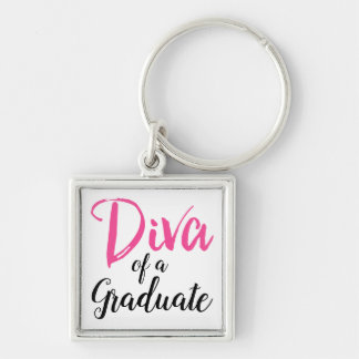 Diva of a Graduate! Keychain