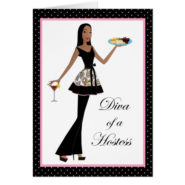 "Diva of a Hostess" Cards (Front)