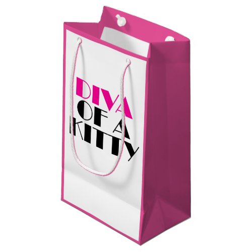 DIVA of a Kitty Small Gift Bag