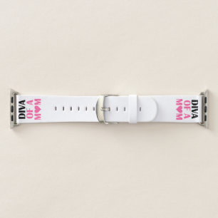 “DIVA of a MOM” Apple Watch Band
