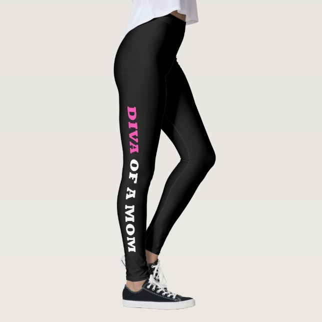 "DIVA OF A MOM" LEGGINGS (Right)