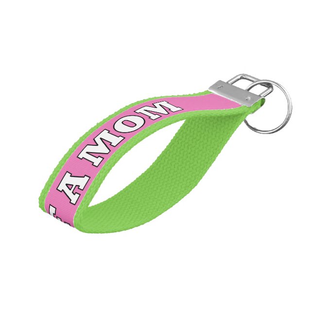 "DIVA OF A MOM" WRIST KEYCHAIN (Angled Up)