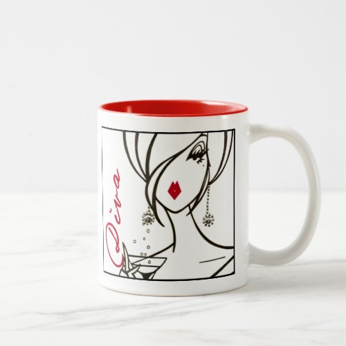 DIVA of a Mug Two_Tone Coffee Mug