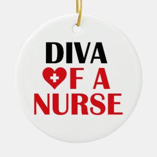 "Diva of a Nurse!" Ornament