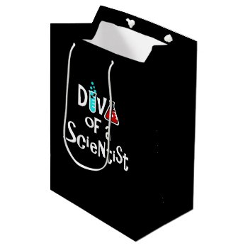 "diva Of A Scientist" Medium Gift Bag by LadyDenise at Zazzle