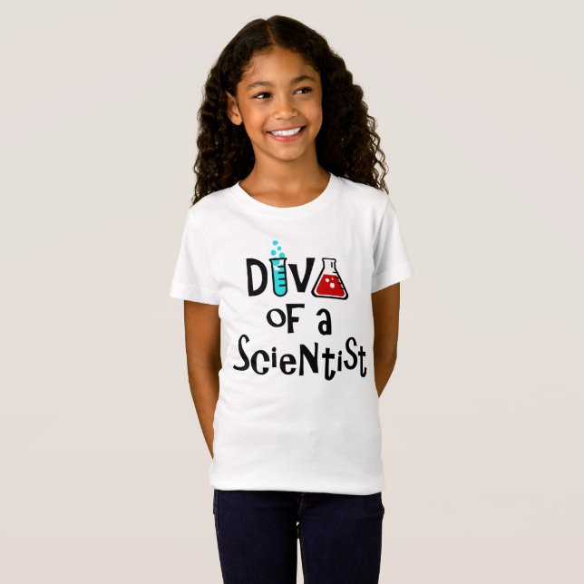 "DIVA of a Scientist" T-Shirt (Front Full)