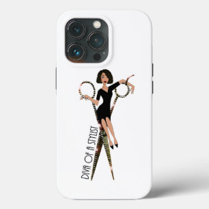 Diva Of A Stylist (African American) Diva iPhone 13 Pro Case